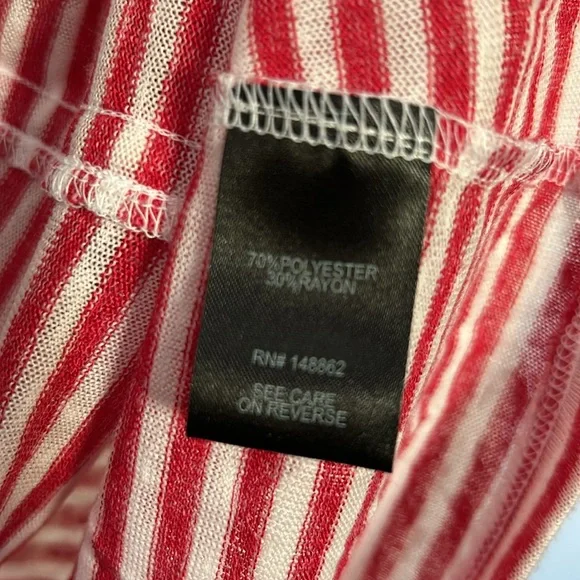 NWOT Torrid stripe red Knit Jersey Swing Tunic Tank top size 2X - Picture 8 of 8